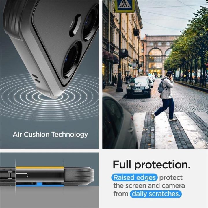 Spigen Rugged Armor dėklas Samsung Galaxy S24 - matinis juodas