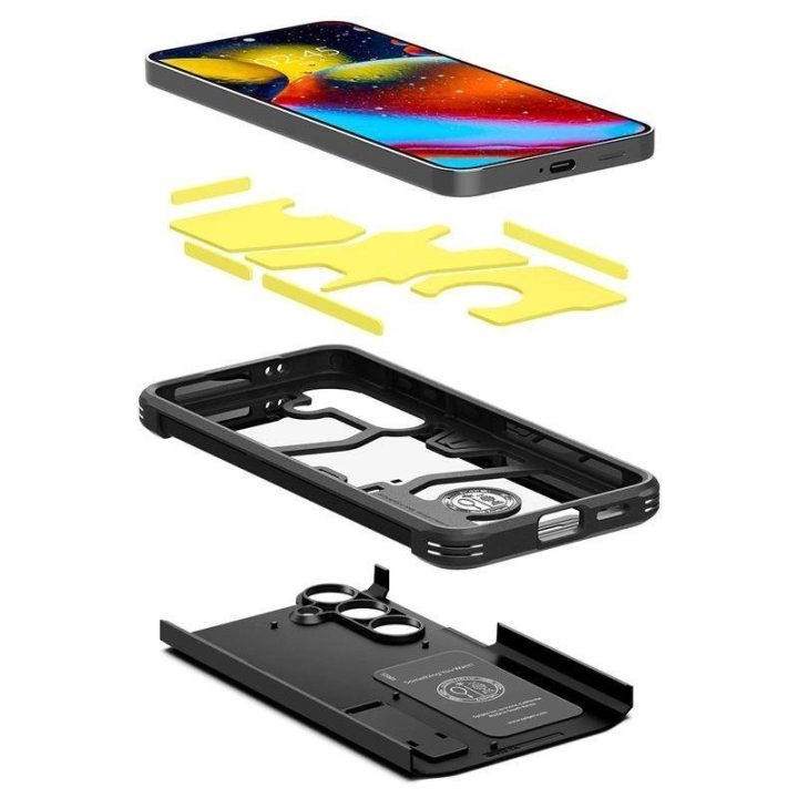 Spigen Tough Armor dėklas Samsung Galaxy S24 - juodas