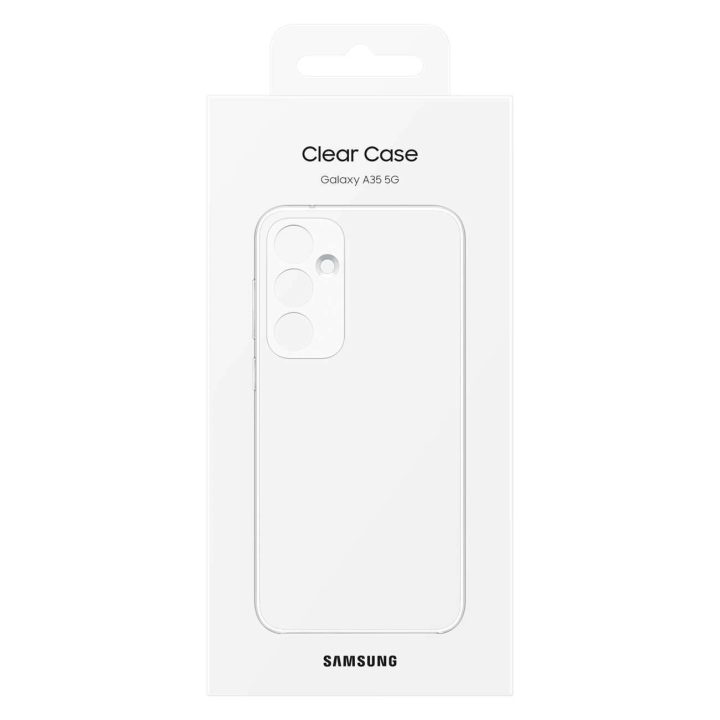 Samsung skaidrus dėklas EF-QA356CTEGWW, skirtas Samsung Galaxy A35 - skaidrus