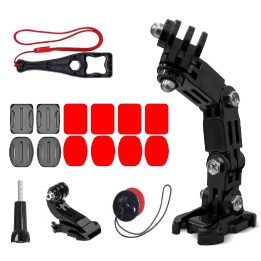 GoPro šalmo tvirtinimo priedų rinkinys, skirtas GoPro , DJI, Insta360 , SJCam , Eken sporto kameroms (GoPro dviračių šalmo laiki