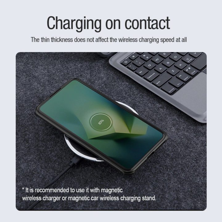 Nillkin Super Frosted Shield Pro magnetinis dėklas, skirtas Xiaomi 14 Pro - juodas