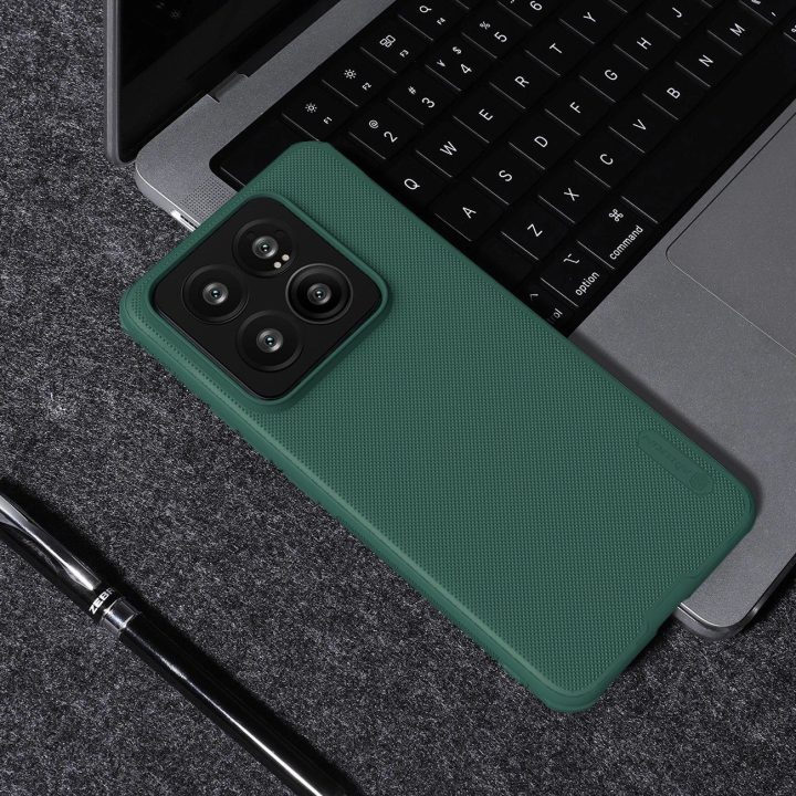 Nillkin Super Frosted Shield Pro magnetinis dėklas, skirtas Xiaomi 14 Pro - juodas