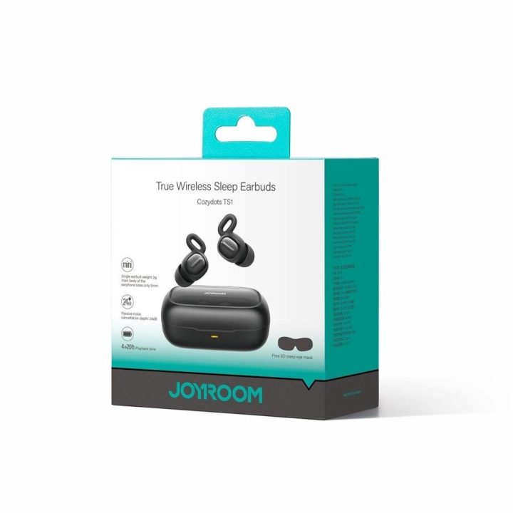 ausinės su Bluetooth 5.3 ir triukšmo slopinimu - juodos spalvos