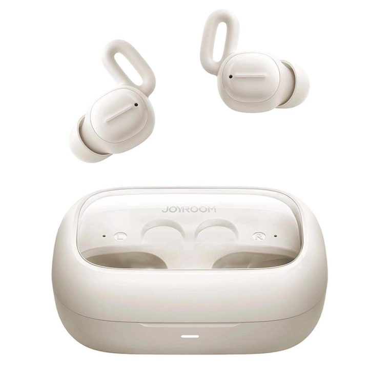 TWS ausinės su Bluetooth 5.3 ir triukšmo slopinimu - baltos spalvos