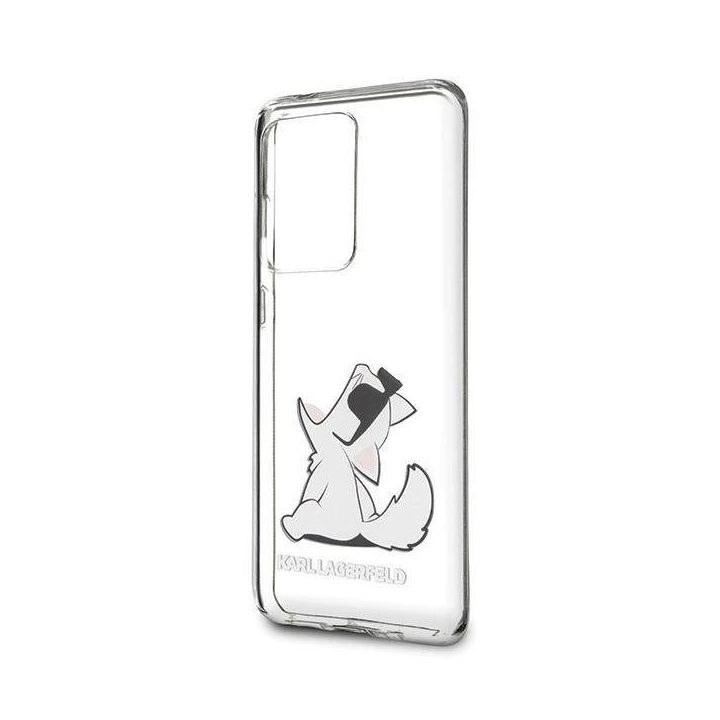 Karl Lagerfeld KLHCS69CFNRC S20 Ultra G988 skaidri Choupette Fun