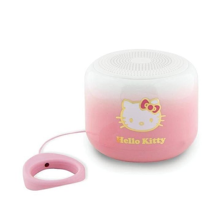 Hello Kitty Electroplate Gradient Bluetooth garsiakalbis - rožinis