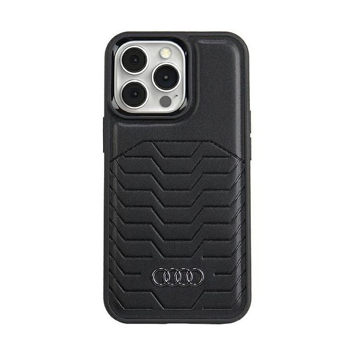 Audi sintetinės odos dėklas su MagSafe , skirtas iPhone 13 Pro / 13 - juodas