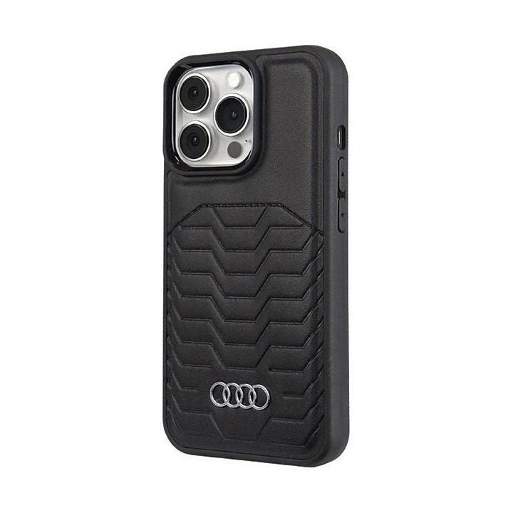 Audi sintetinės odos dėklas su MagSafe , skirtas iPhone 13 Pro / 13 - juodas