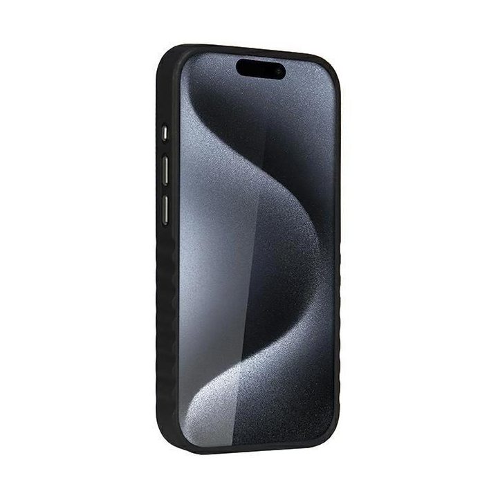 Audi sintetinės odos dėklas su MagSafe , skirtas iPhone 15 Pro Max - juodas