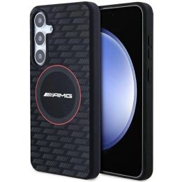 AMG silikoninis MagSafe dėklas Samsung Galaxy S24+ - juodas