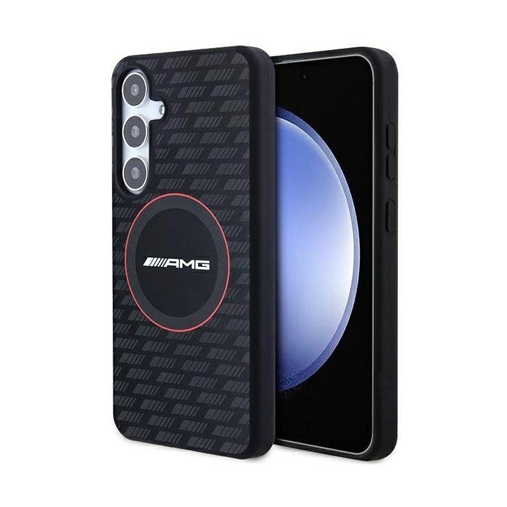 AMG silikoninis MagSafe dėklas Samsung Galaxy S24+ - juodas