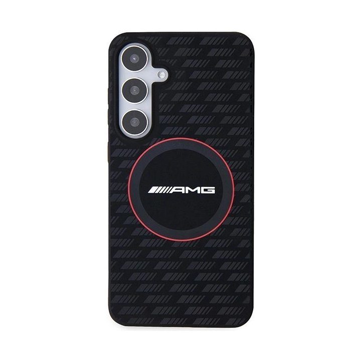 AMG silikoninis MagSafe dėklas Samsung Galaxy S24+ - juodas