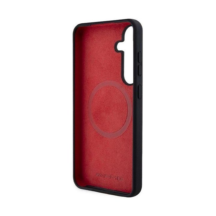 AMG silikoninis MagSafe dėklas Samsung Galaxy S24+ - juodas