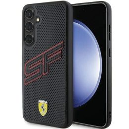 Ferrari Big SF perforuotas dėklas Samsung Galaxy S24+ - juodas