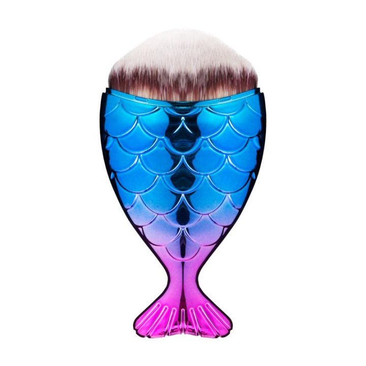 Dulkių šepetėlis žuvų pudra violetinė mėlyna