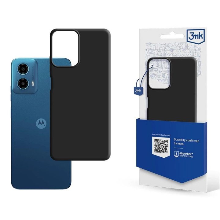 Matinis dėklas Motorola Moto G34 5G - juodos spalvos