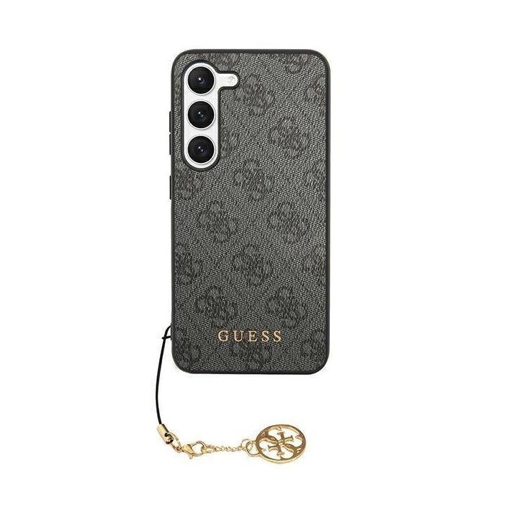 Guess 4G Charms Collection dėklas Samsung Galaxy S24 Ultra - juodas