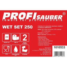 Šluostės kibire su mirkymo dozatoriumi ProfiSauber WET SET 250