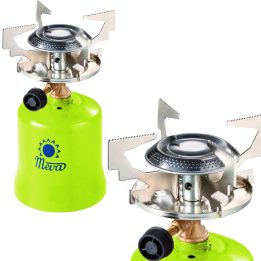 Dujinė turistinė viryklė su pradurtomis dujų kasetėmis FOCUS 1,4 kW