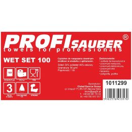 Šluostės mirkymo kibire su ProfiSauber WET SET 100 dozatoriumi