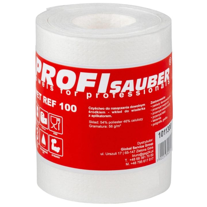 POWER ProfiSauber WET REF 100 mirkymo šluostės - INSERT