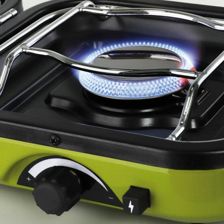 DUAL COMPACT + GRILL dviguba kempingo viryklė