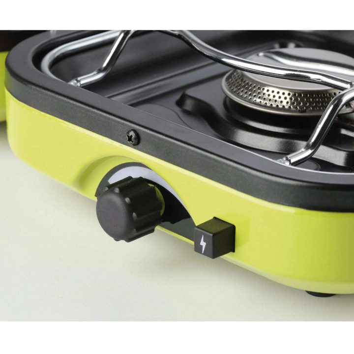 DUAL COMPACT + GRILL dviguba kempingo viryklė