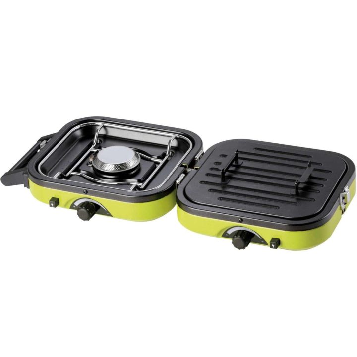 DUAL COMPACT + GRILL dviguba kempingo viryklė