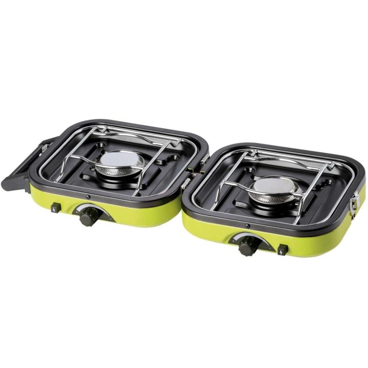 DUAL COMPACT + GRILL dviguba kempingo viryklė