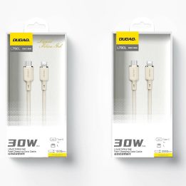 USB-C - Lightning 30W 2 m ilgio kabelis - smėlio spalvos