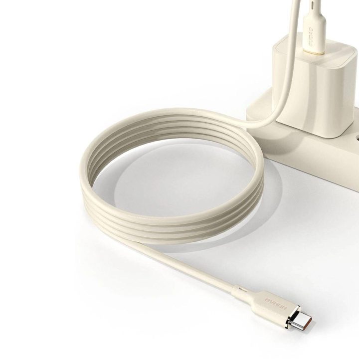 USB-C - Lightning 30W 2 m ilgio kabelis - smėlio spalvos