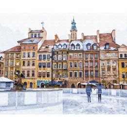 Tapyba pagal skaičius Naujųjų metų aikštė 40x50 cm