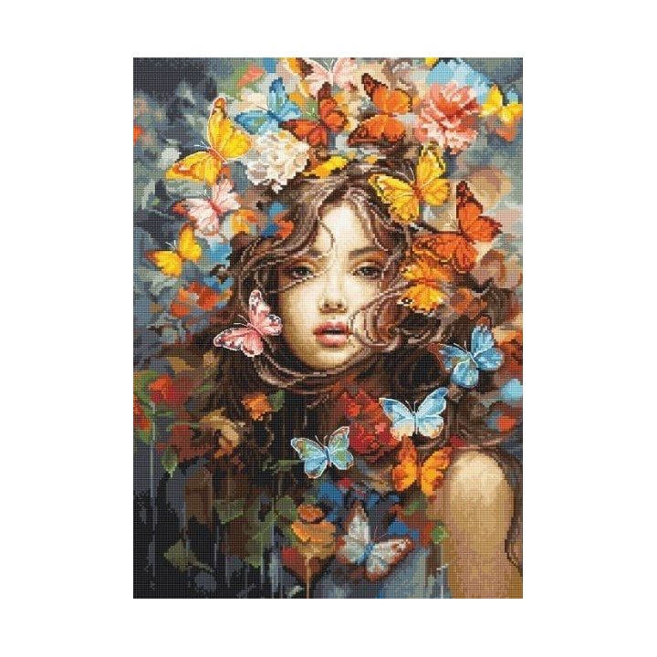 Siuvinejimo rinkinys Magija drugeliai 29 x 40 cm