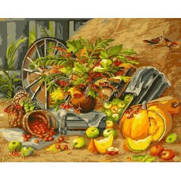 Tapyba pagal skaičius Turtingas ruduo 40x50 cm