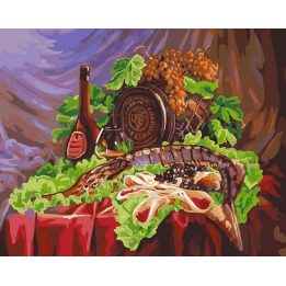 Tapyba pagal skaičius Natiurmortas 40x50 cm