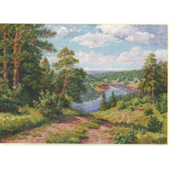 Siuvinejimo rinkinys Virš upės 40x30 cm