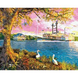 Tapyba pagal skaičius Misisipės karalienė 40x50 cm