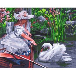 Tapyba pagal skaičius Gulbių ežeras 40x50 cm