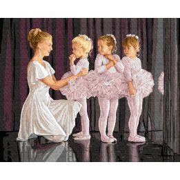 Tapyba pagal skaičius Pirmasis baletas 40x50 cm