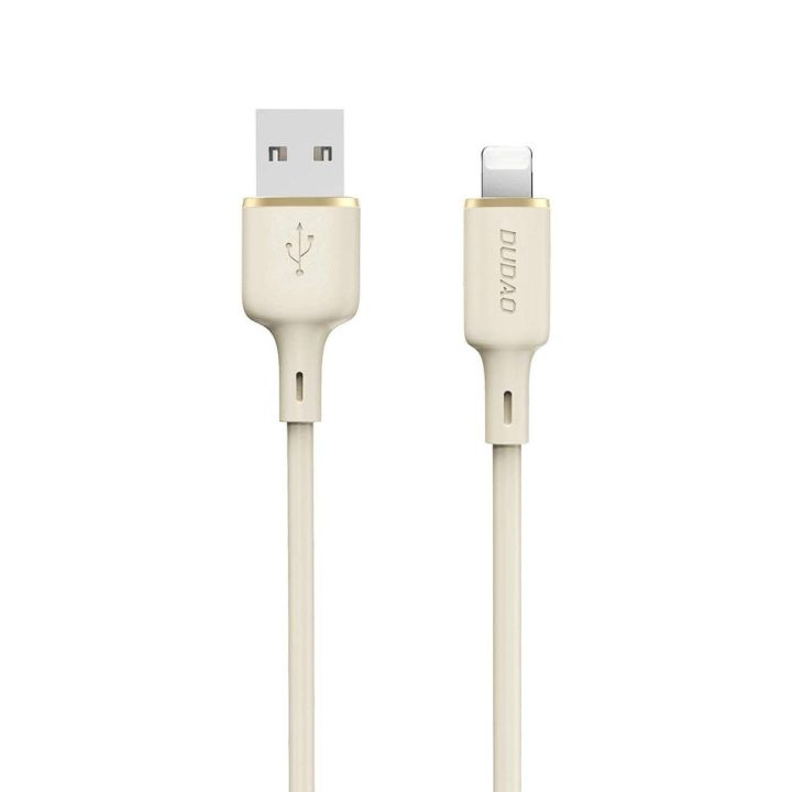 USB-A - Lightning“ 5A kabelis, 1 m – smėlinis