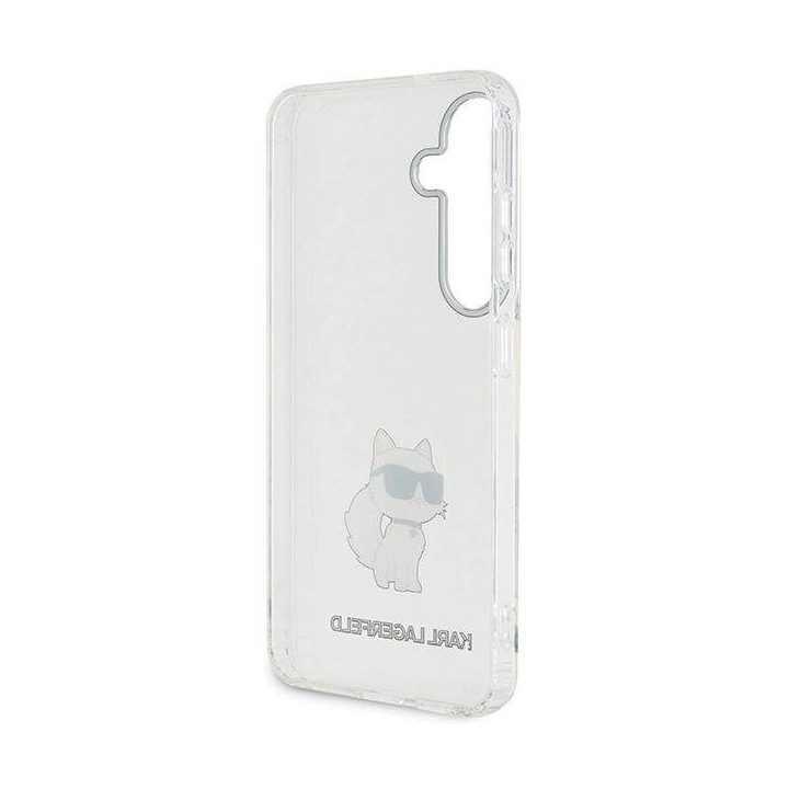 Karl Lagerfeld IML Choupette dėklas Samsung Galaxy S24“ – permatomas