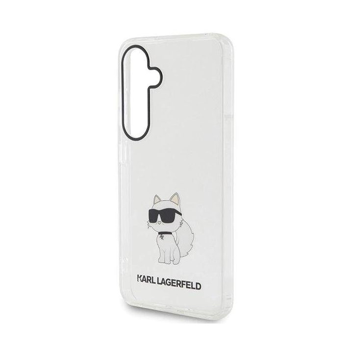 Karl Lagerfeld IML Choupette dėklas Samsung Galaxy S24“ – permatomas