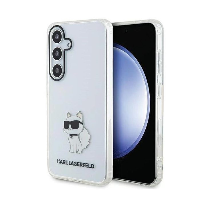 Karl Lagerfeld IML Choupette dėklas Samsung Galaxy S24“ – permatomas