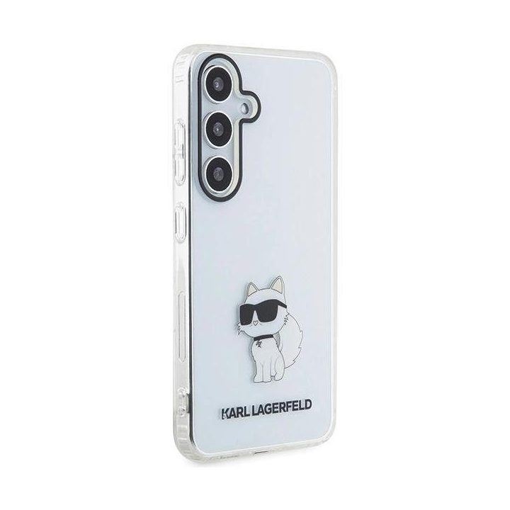 Karl Lagerfeld IML Choupette dėklas Samsung Galaxy S24“ – permatomas