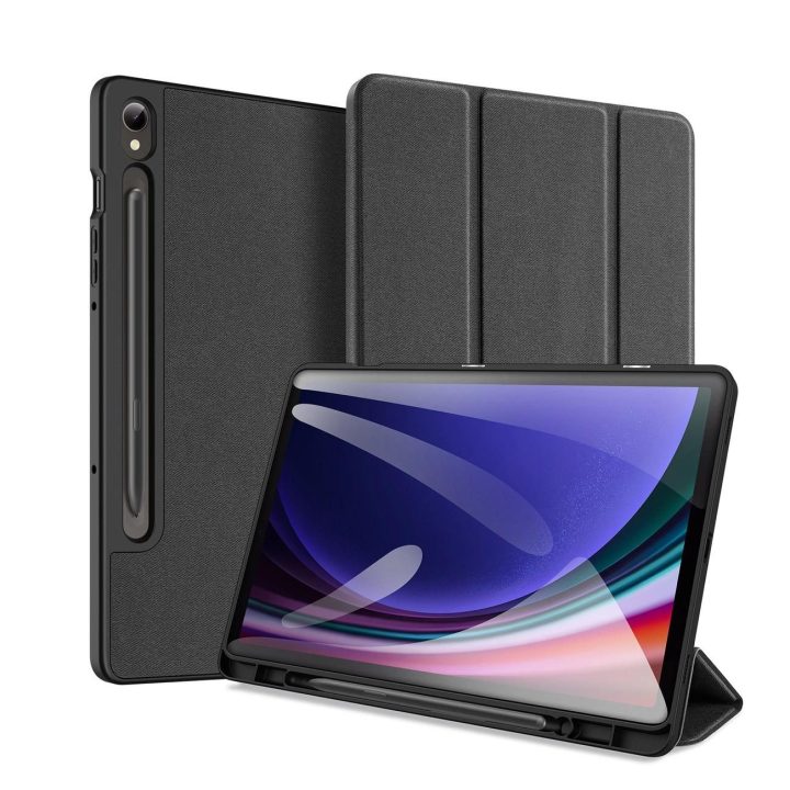 Domo flip ir išmanusis miego dėklas Samsung Galaxy Tab S9“ – juodas