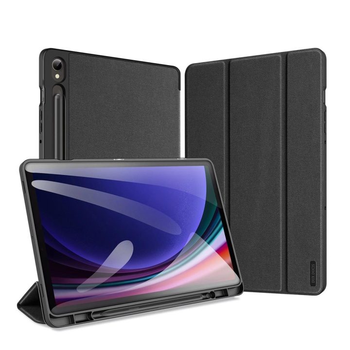 Domo flip ir išmanusis miego dėklas Samsung Galaxy Tab S9“ – juodas