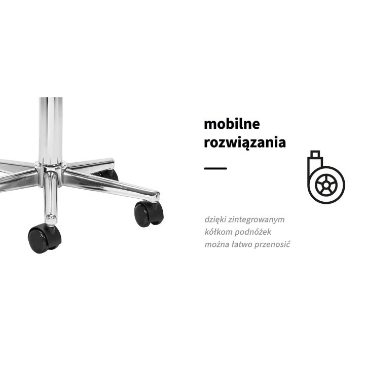 Sillon Bell“ mobilus pakojis pedikiūrui, juodos spalvos