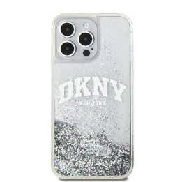 DKNY Liquid Glitter Big Logo dėklas iPhone 15 Pro Max“ – baltas