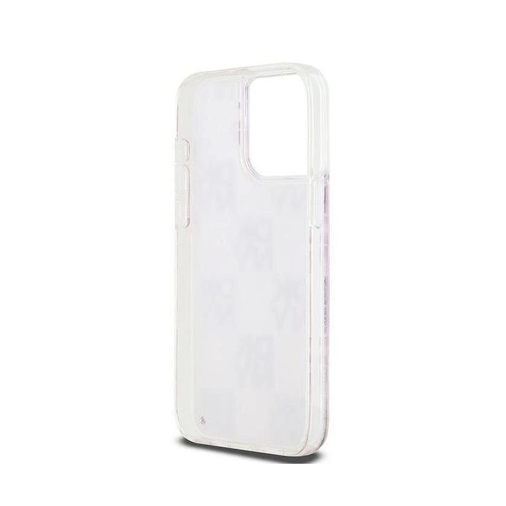 DKNY Liquid Glitter Multilogo“ dėklas iPhone 15 Pro Max“ – rausvas