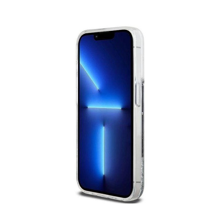 DKNY Liquid Glitter Big Logo dėklas iPhone 13 Pro“ / 13 – juoda